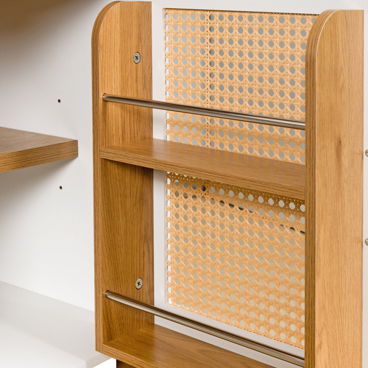 Modern Rattan Arched Cabinet | OROA