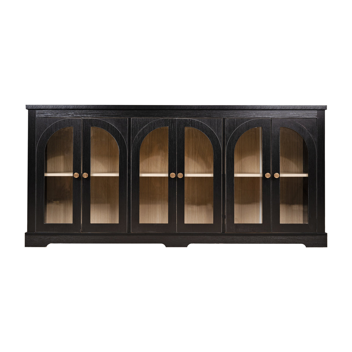 Modern European furniture - Modern Arched Glass Sideboard - www.oroa.com