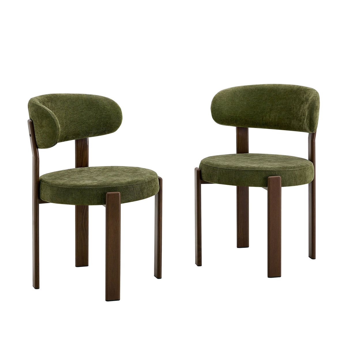 Curved Backrest Dining Chairs (2) by OROA