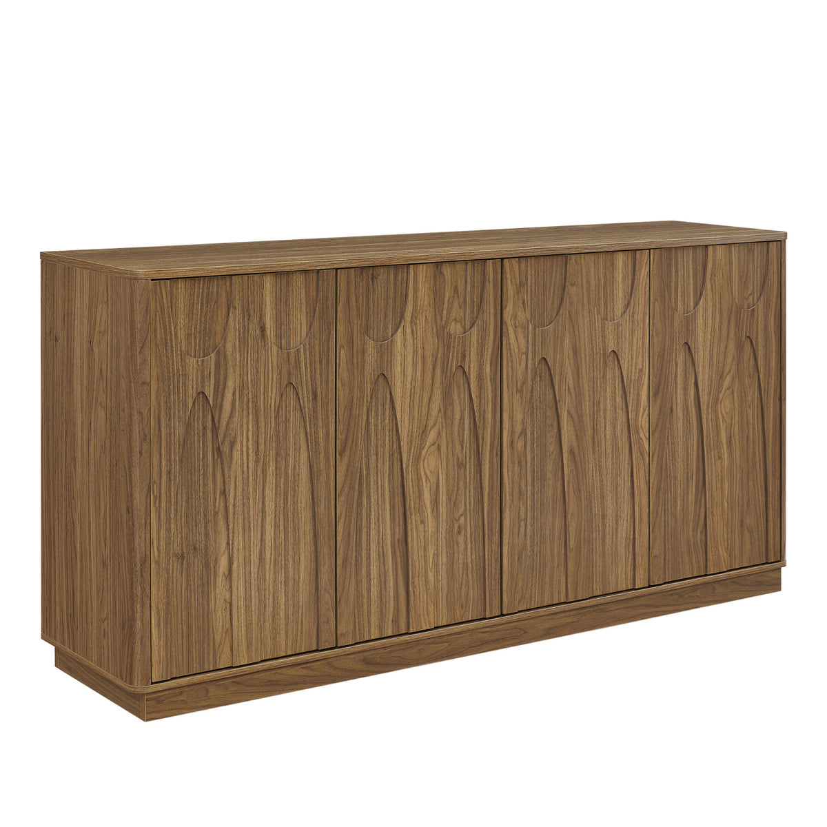 Modern European furniture - Walnut Minimalist Sideboard - www.oroa.com