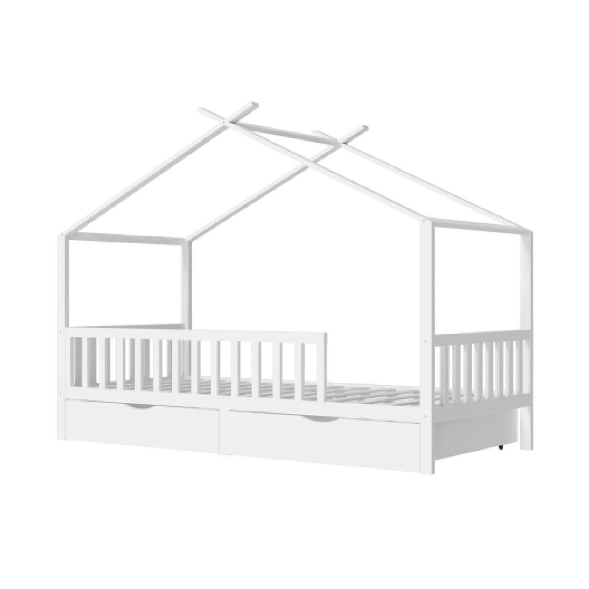 Full House Bed with Drawers | OROA Kids