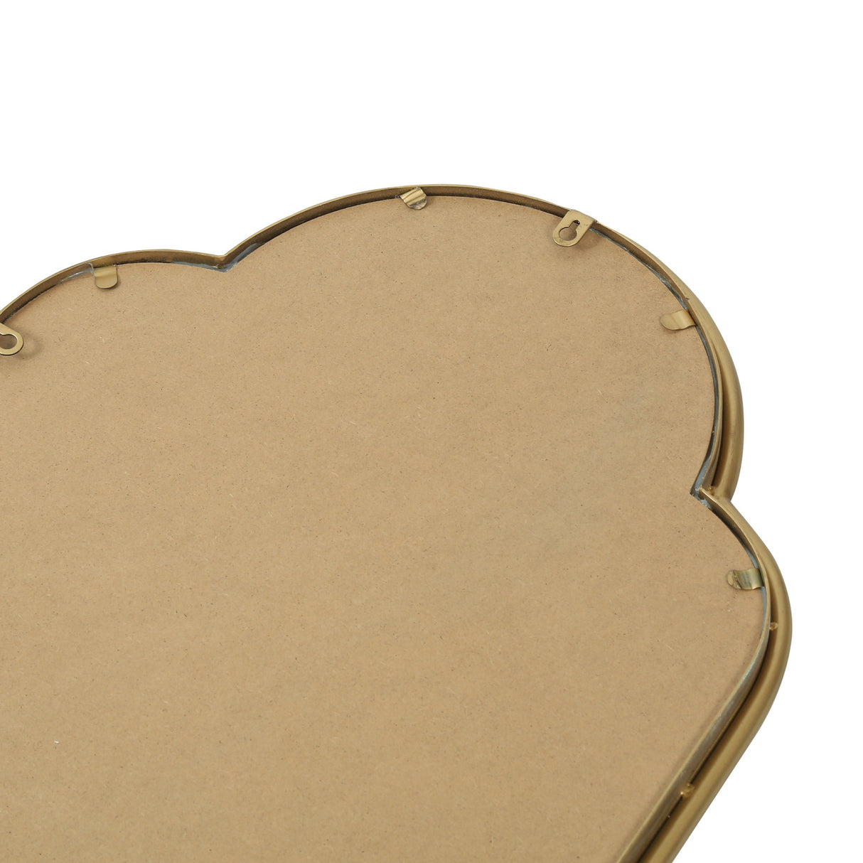 Scalloped Metal Frame Wall Mirror | OROA