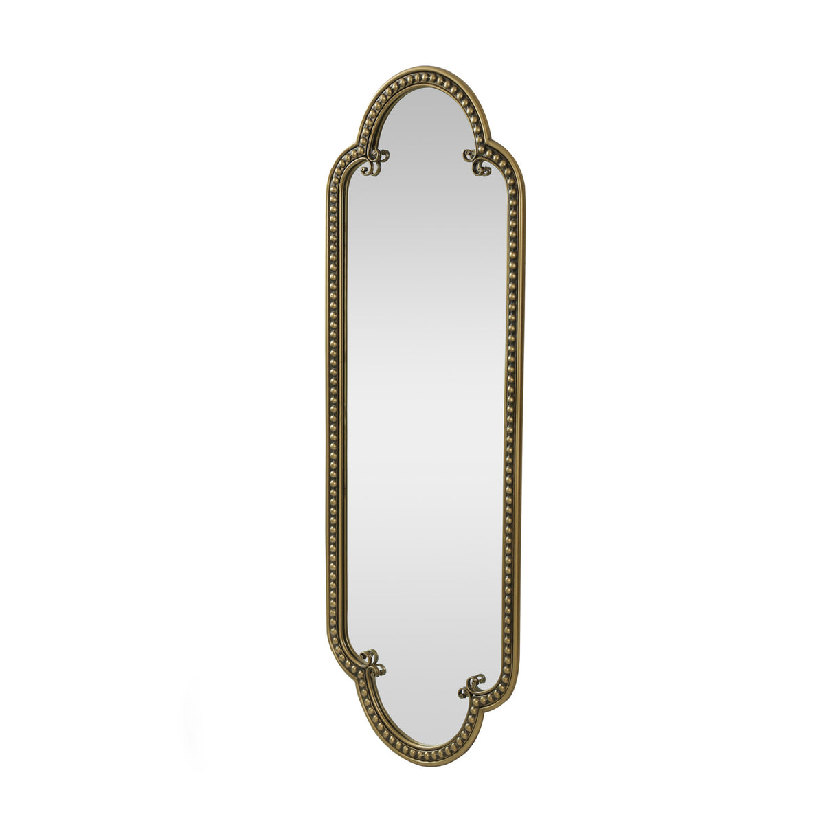 Scalloped Metal Frame Wall Mirror | OROA