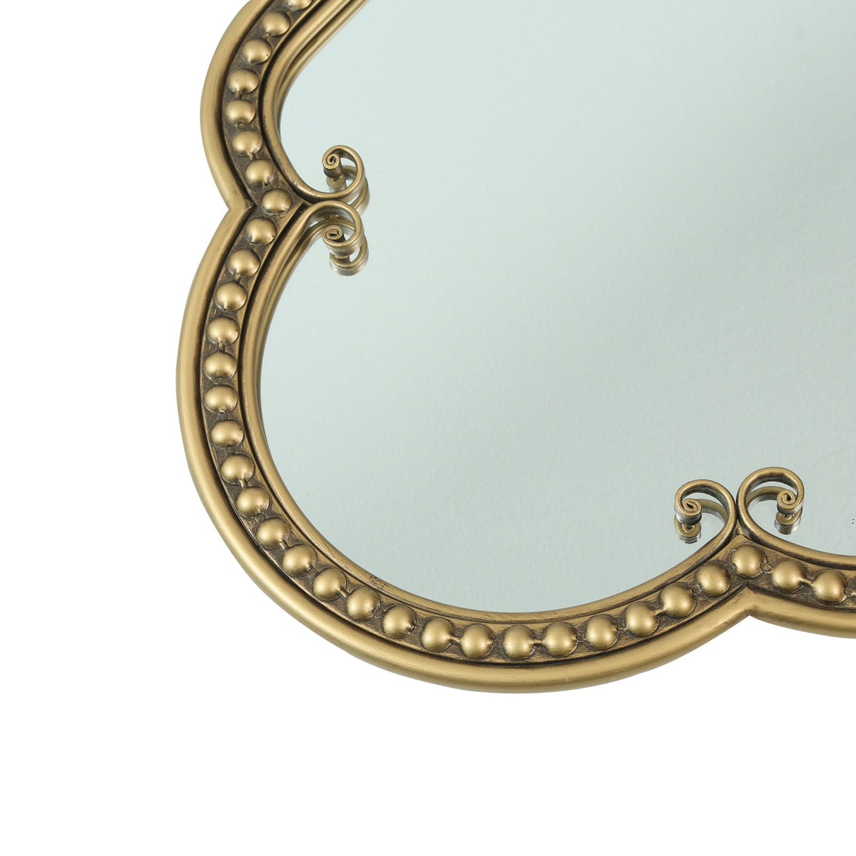 Scalloped Metal Frame Wall Mirror | OROA