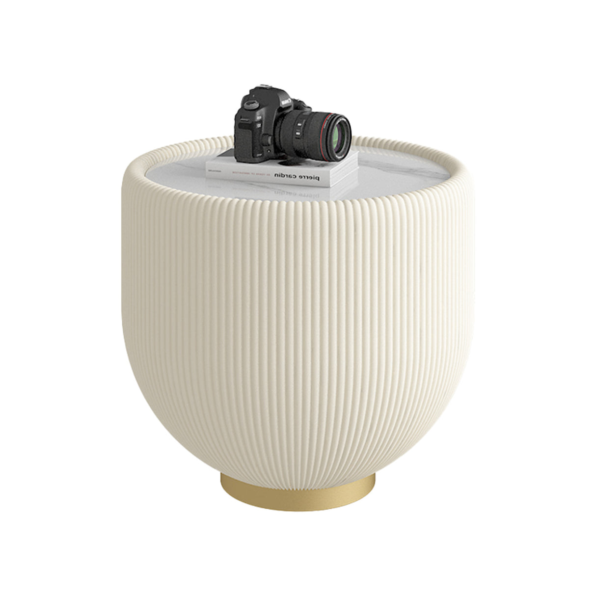 Round Sintered Stone Side Table | OROA