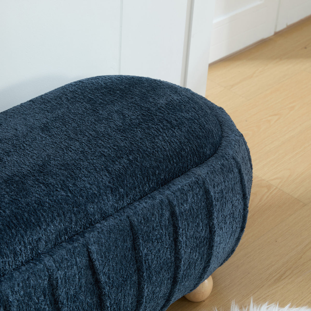 Modern European furniture - Blue Accent Bed Bench - www.oroa.com