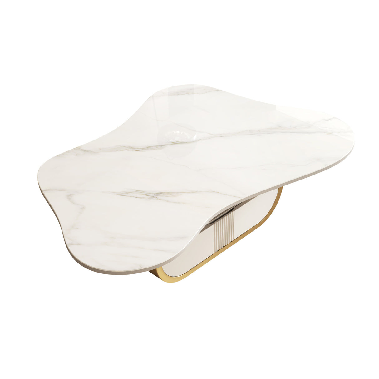 White Gold Butterfly Coffee Table | OROA