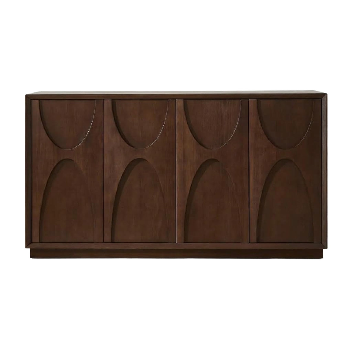4-Door Ash Veneer Accent Cabinet | OROA