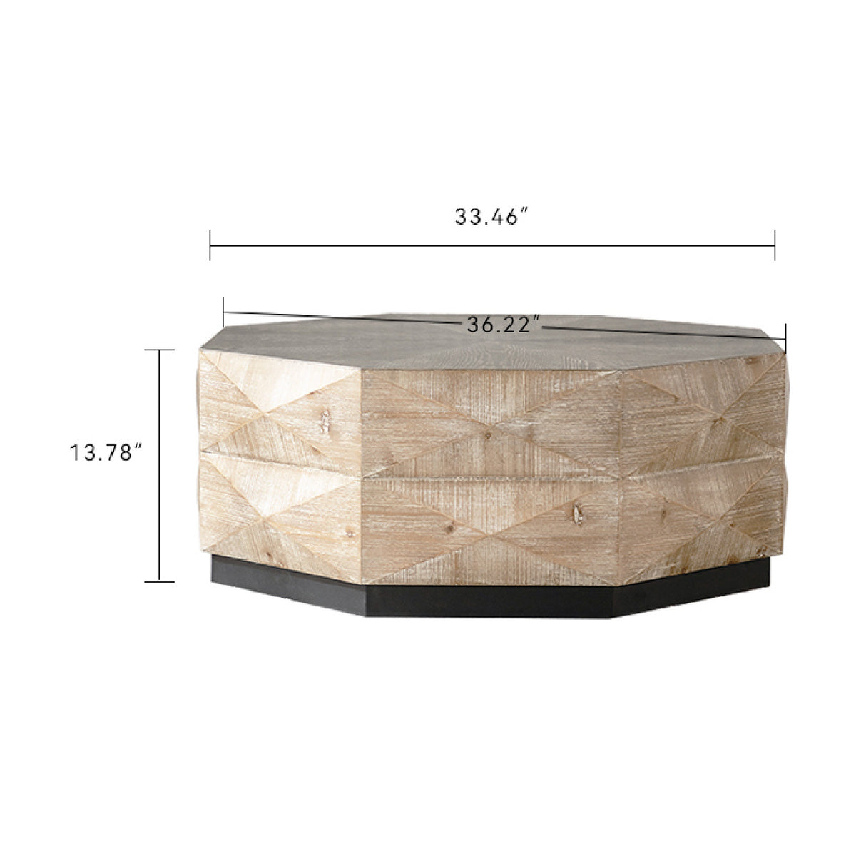 Modern European furniture - Geometric Retro Style Coffee Table - www.oroa.com