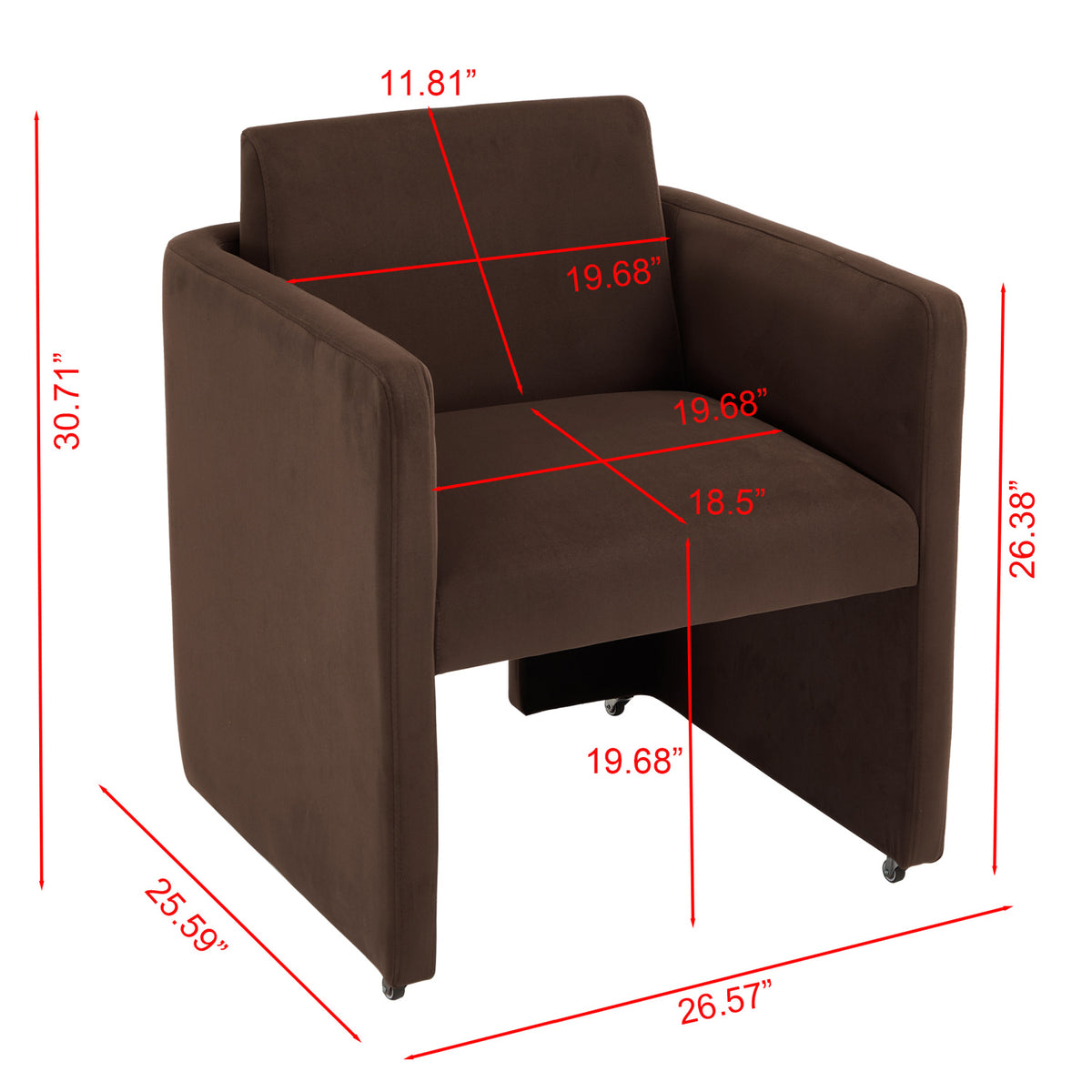 Modern Barrel Dining Chair | OROA