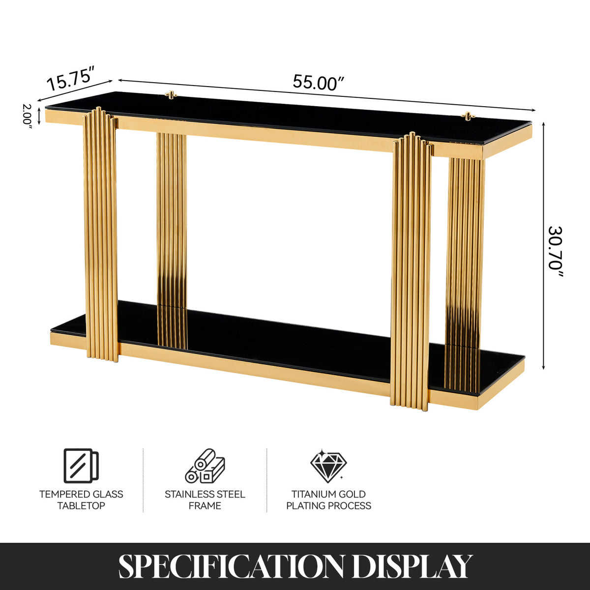 Modern European furniture - Modern Minimalist Console Table - www.oroa.com