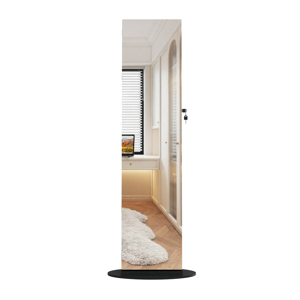 360°Swivel Jewelry Cabinet with Full Length Mirror | OROA
