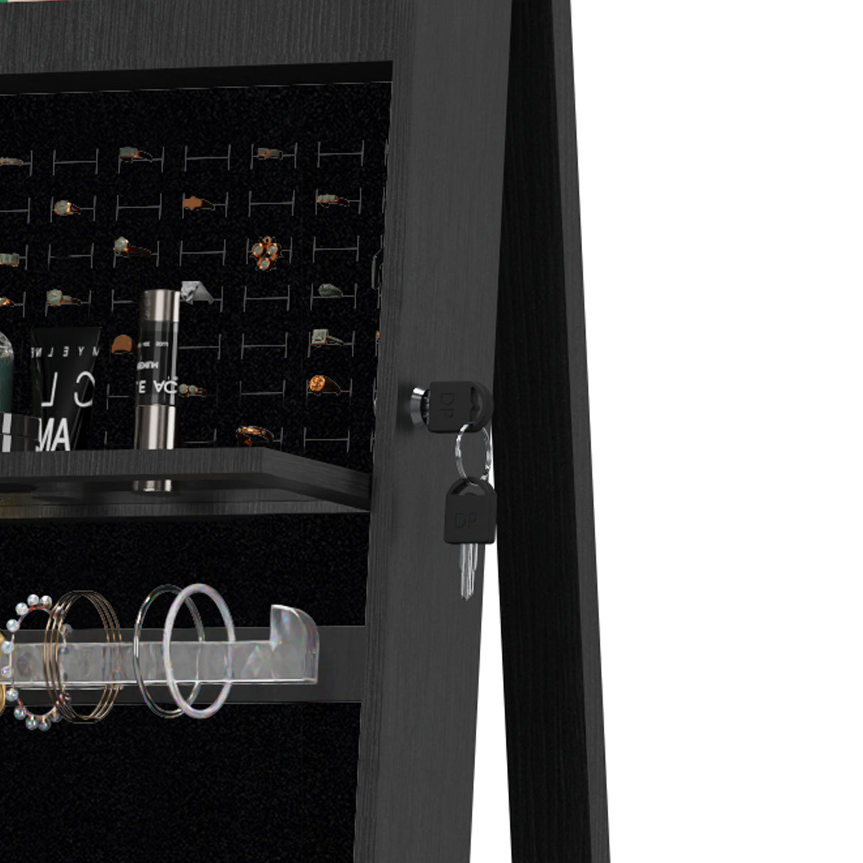 360°Swivel Jewelry Cabinet with Full Length Mirror | OROA