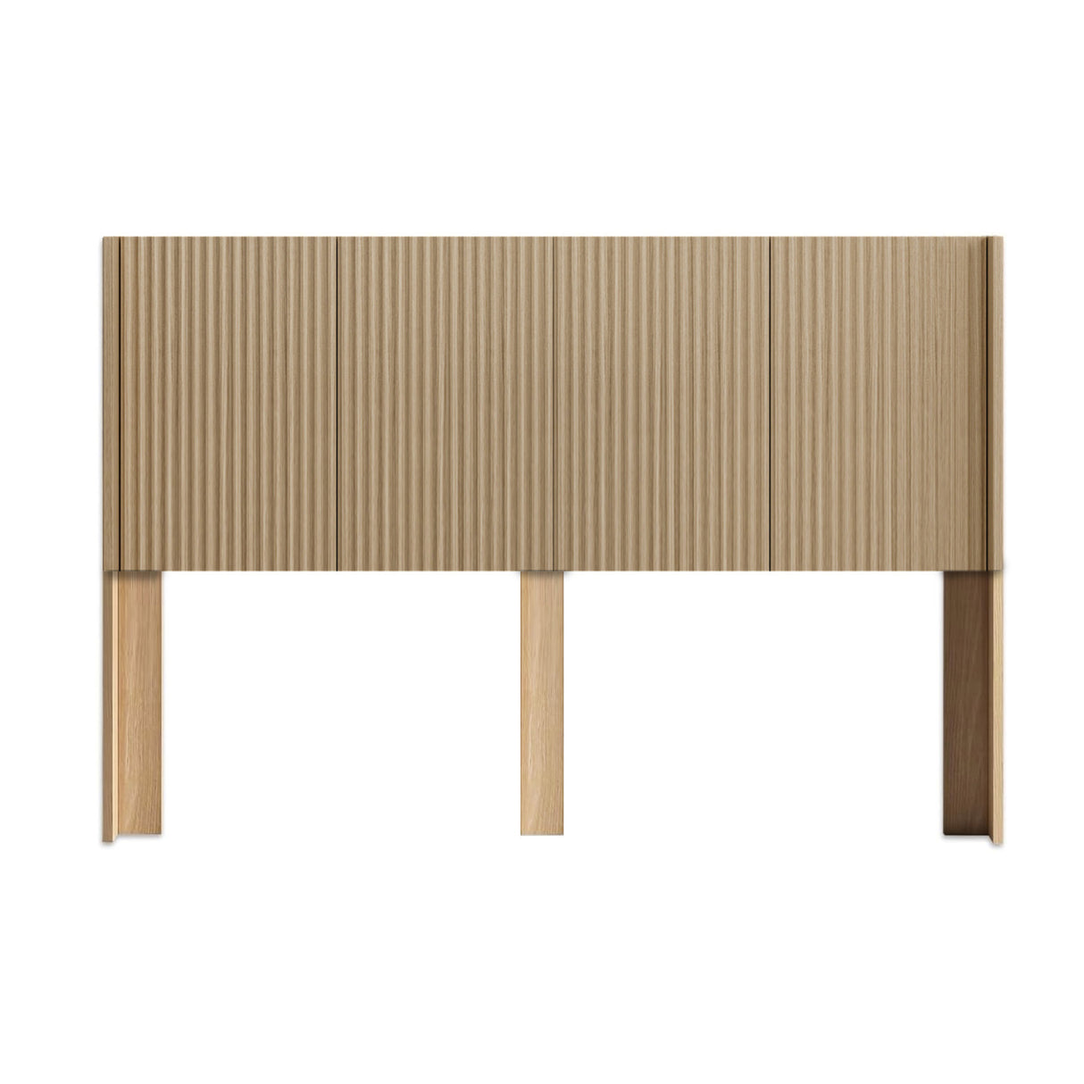 Modern Farmhouse Wood Queen Headboard | OROA