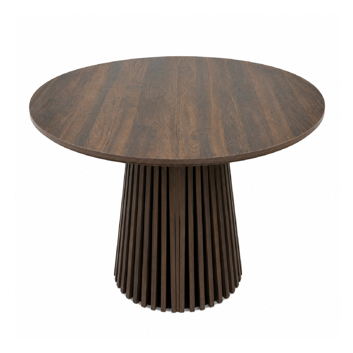 Modern Walnut Oval Extendable Dining Table | OROA
