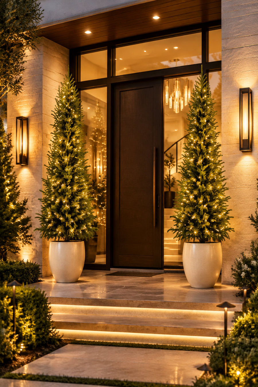 60" Artificial Real Touch Norfolk Pine Trees (2) - OROA - view 3