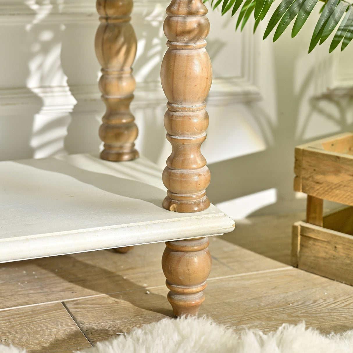 Arched Floral Carved Accent Sideboard Cabinet | OROA