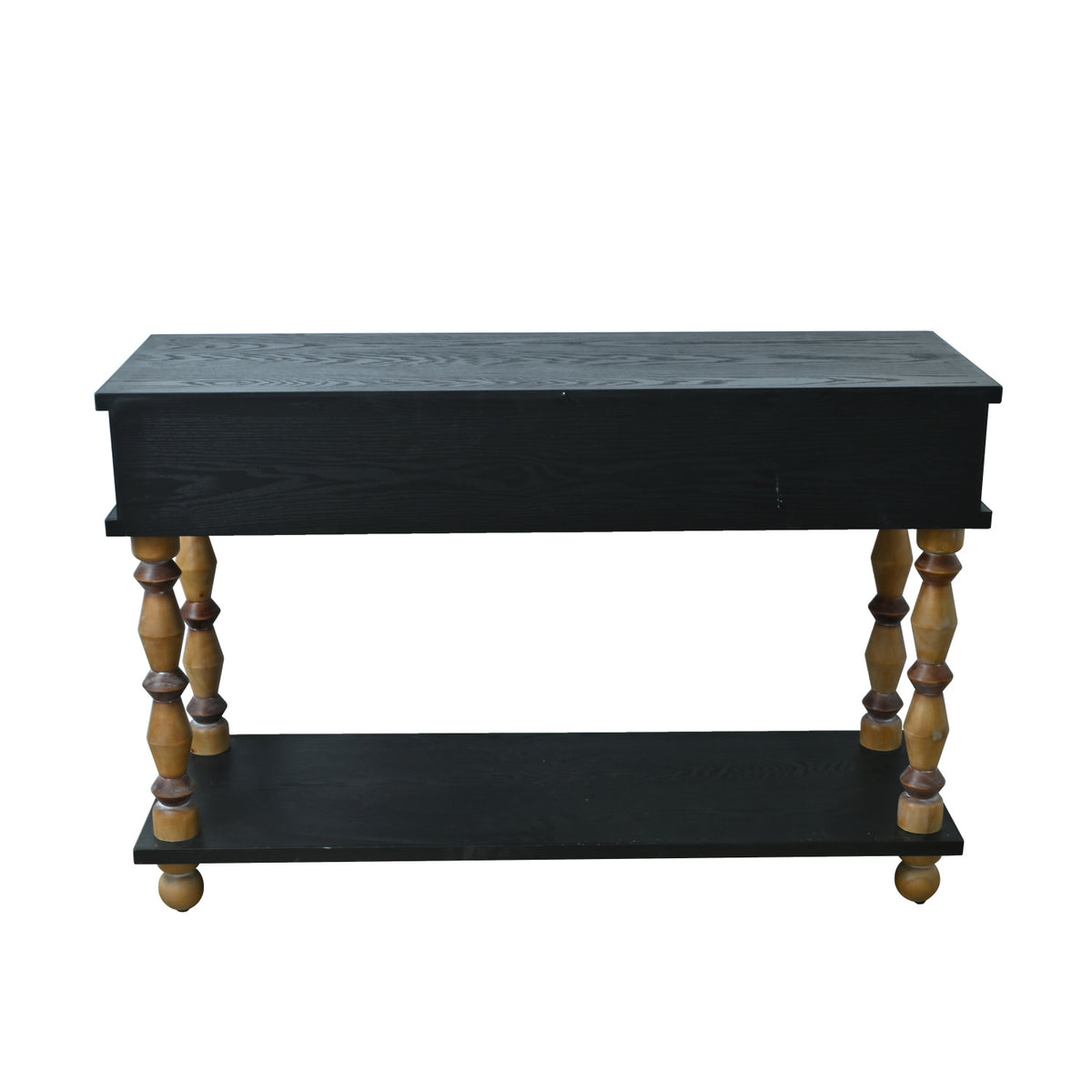 Modern European furniture - Rustic Solid Wooden Carved Console Table - www.oroa.com