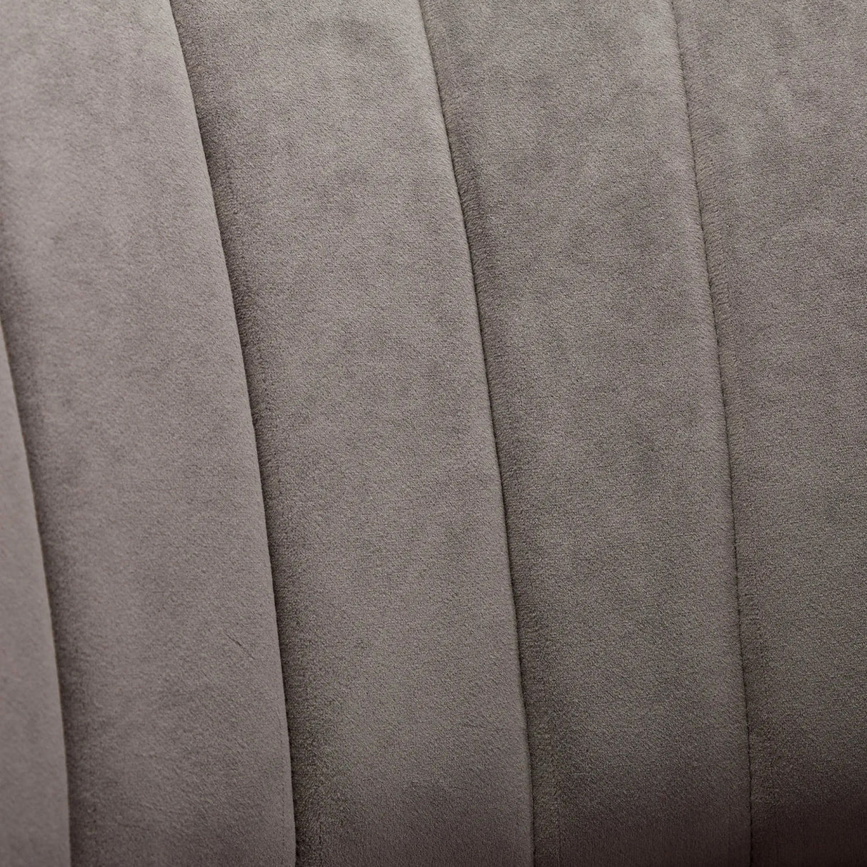 Gray Fluffy Velvet Swivel Barrel Chair | OROA