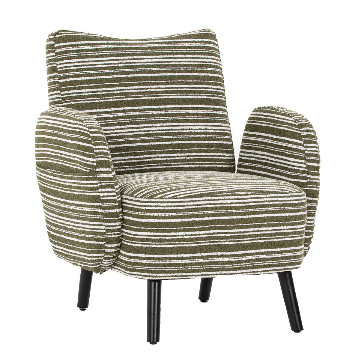 Modern Sanded Fabric Armchair | OROA