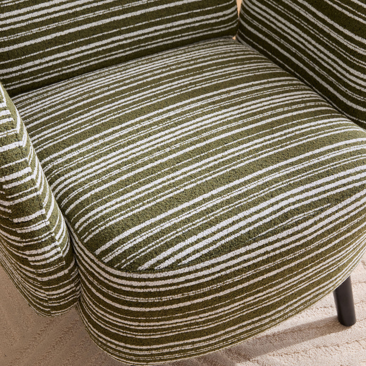 Modern Sanded Fabric Armchair | OROA