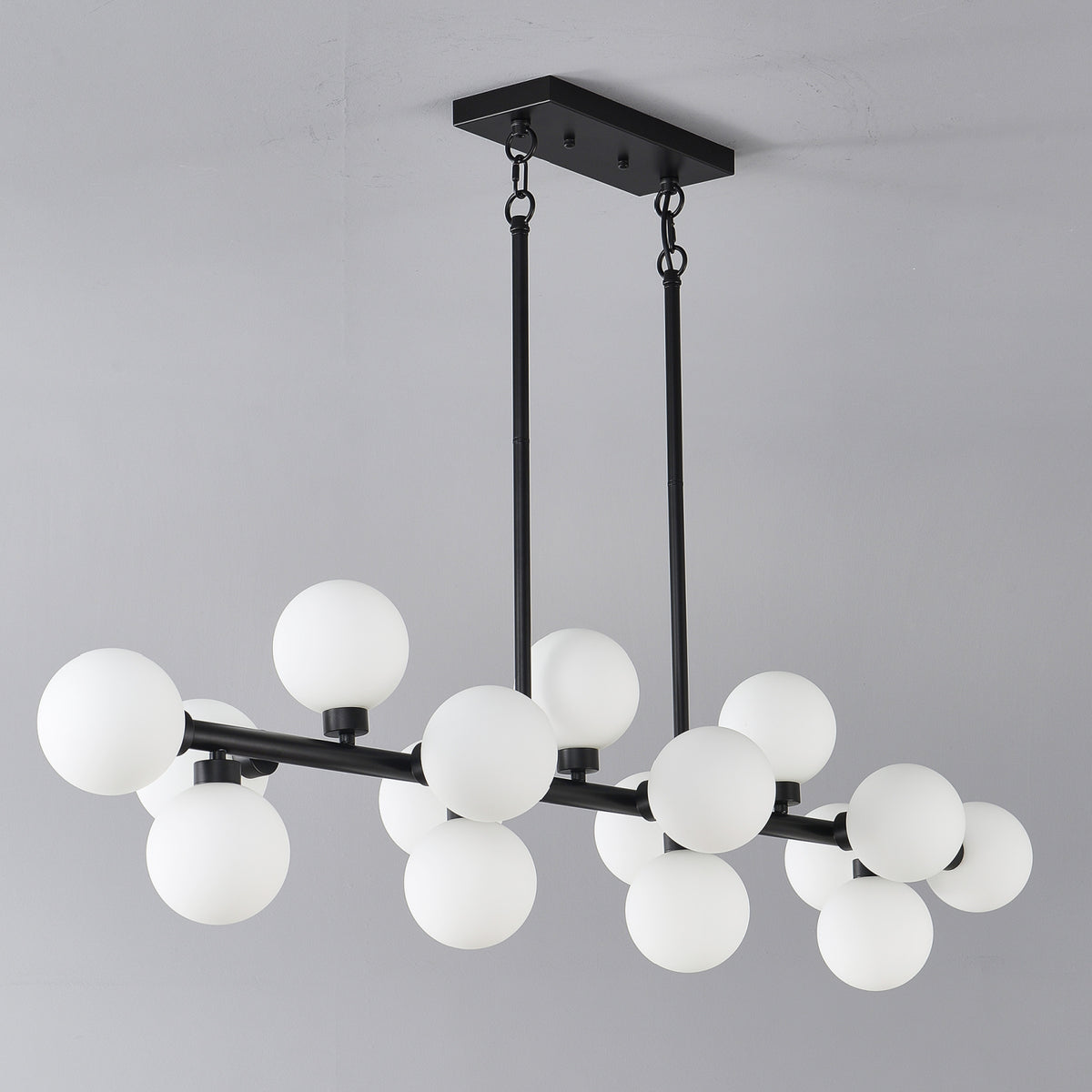 Modern Opal Glass Chandelier | OROA