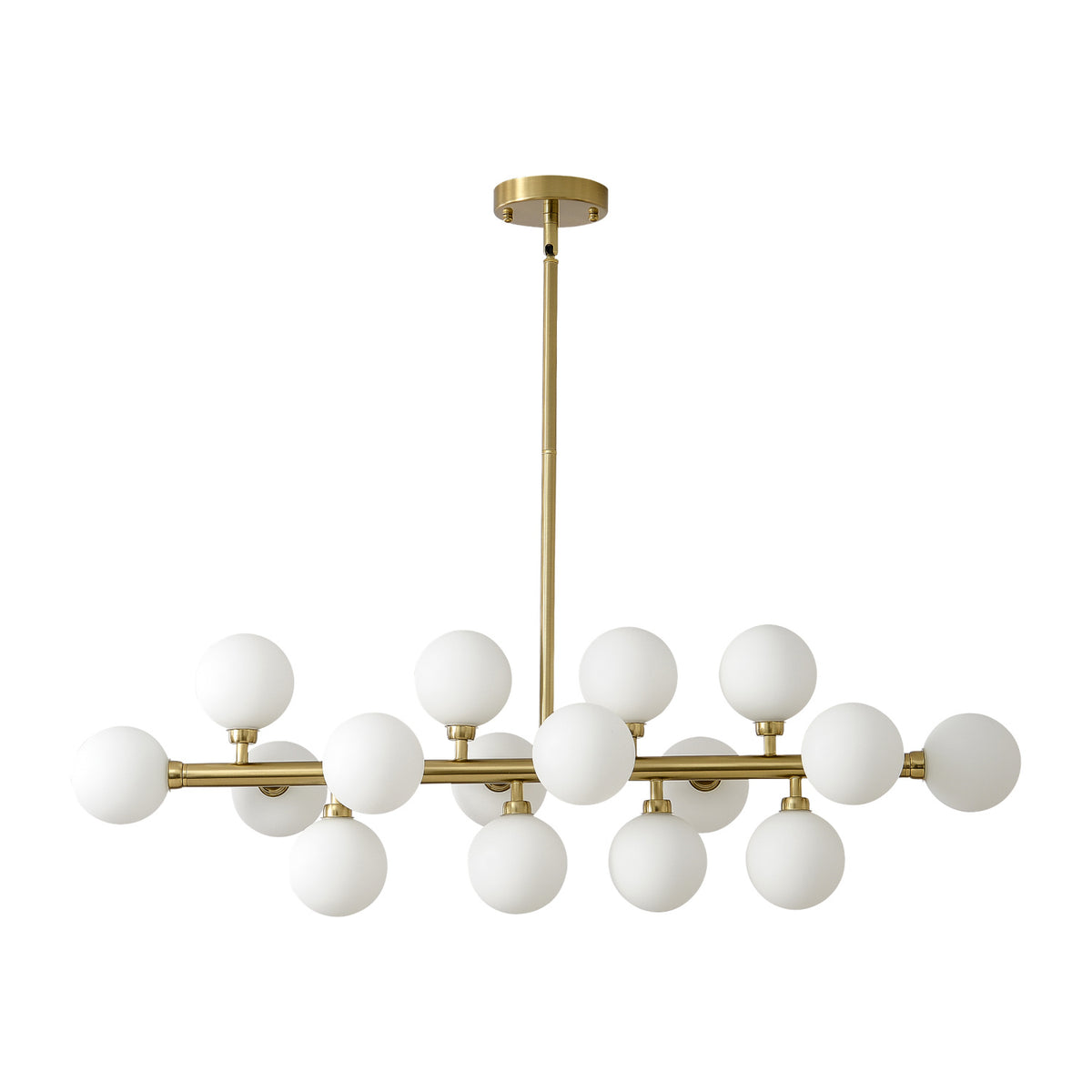 Modern European furniture - 16-Lights Modern Linear Chandelier - www.oroa.com