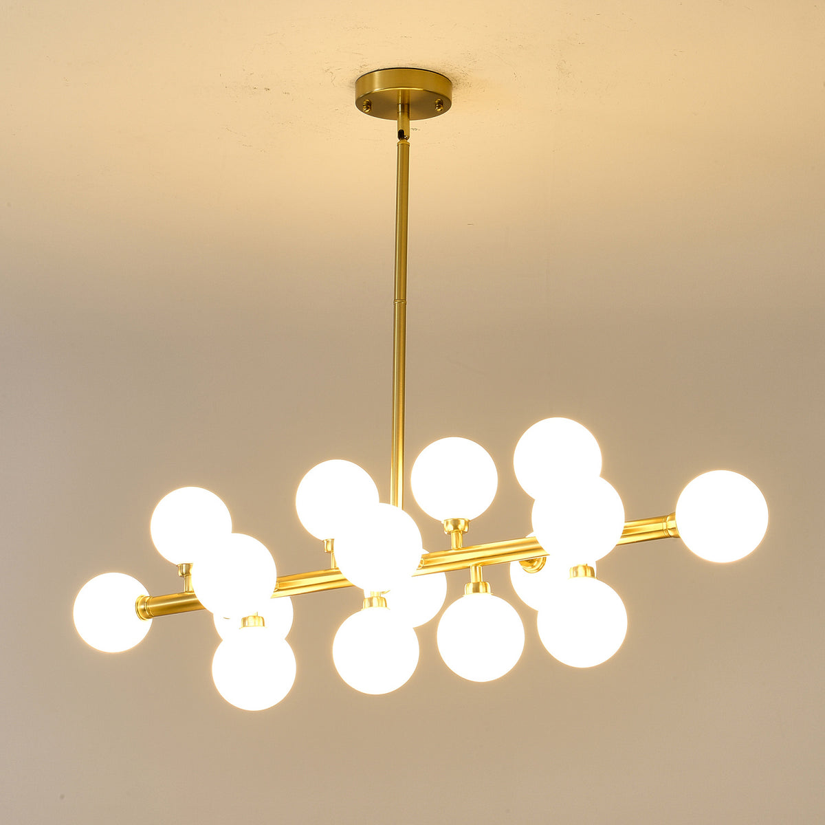 Modern European furniture - 16-Lights Modern Linear Chandelier - www.oroa.com