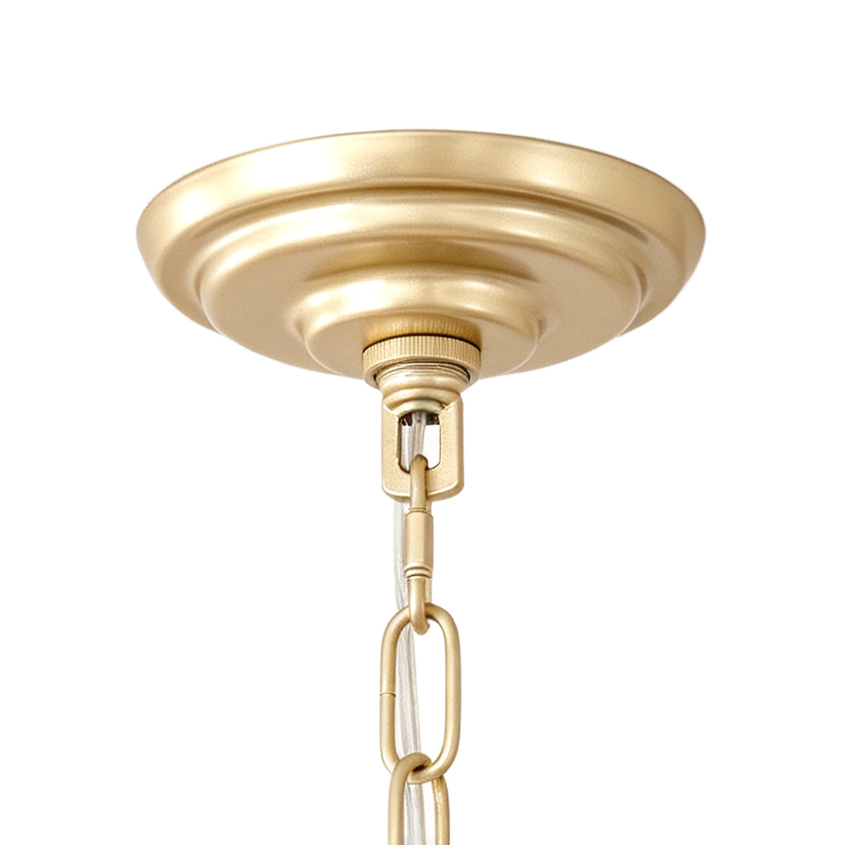 36-Light Gold Wheel Chandelier | OROA