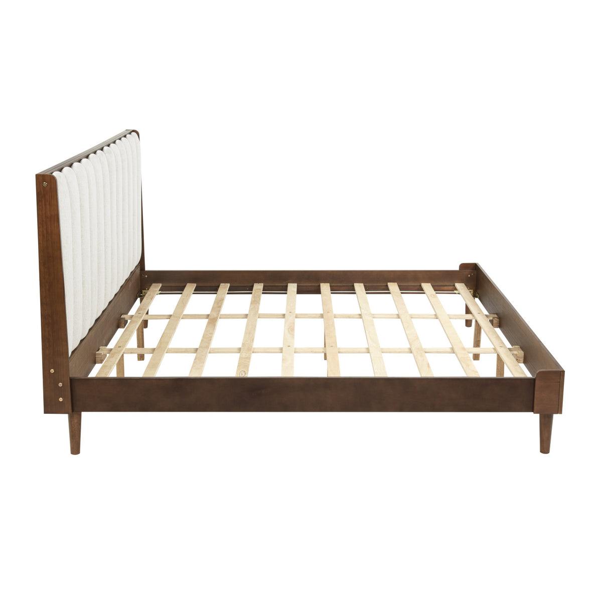 Upholstered Headboard Wooden King Bed | OROA| OROA
