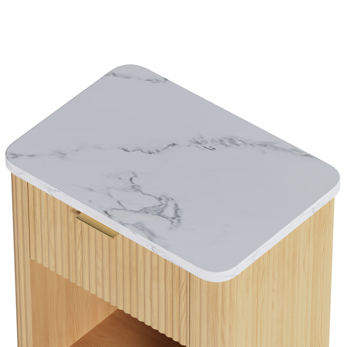 Modern Bedside Table Nightstands (2) | OROA