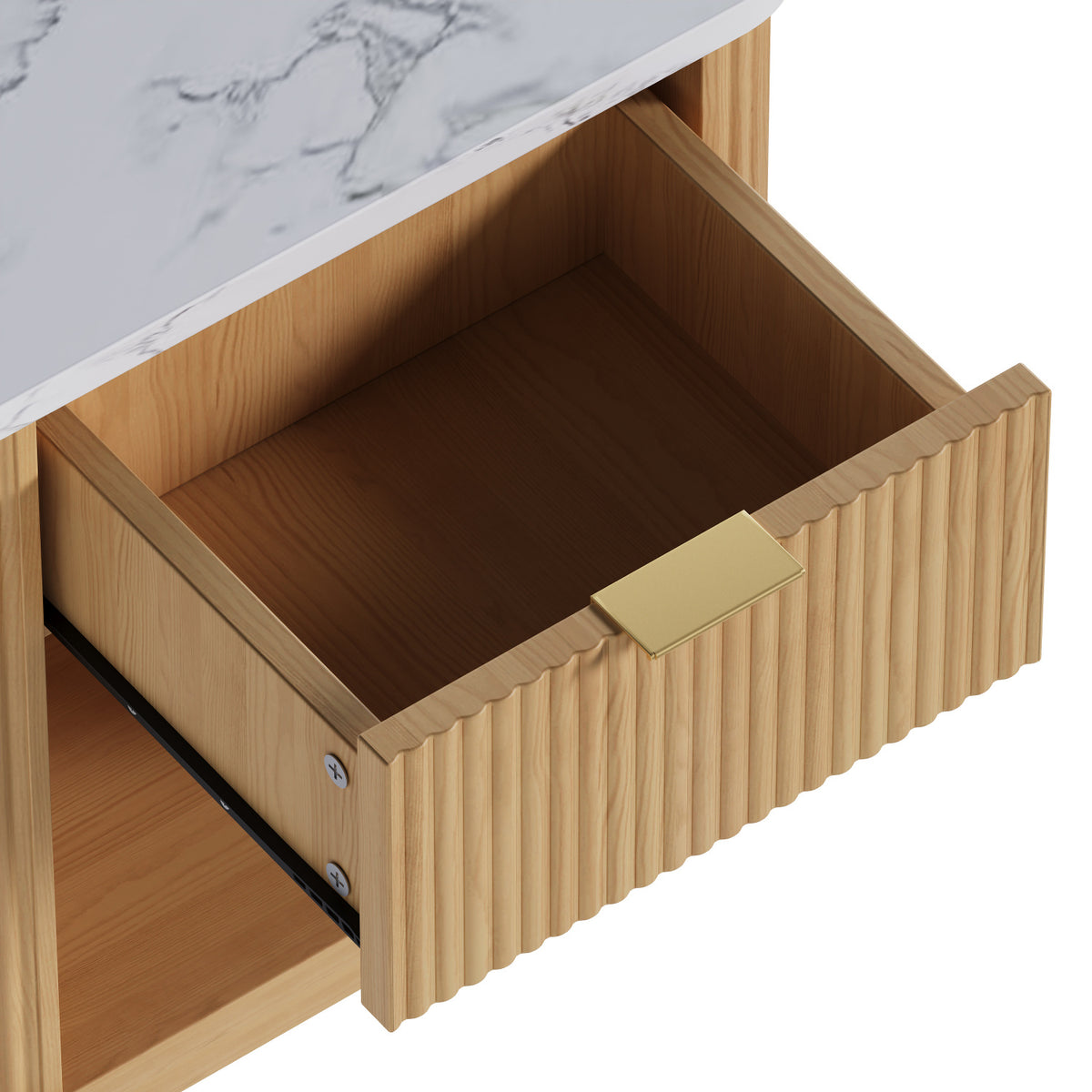 Modern Bedside Table Nightstands (2) | OROA