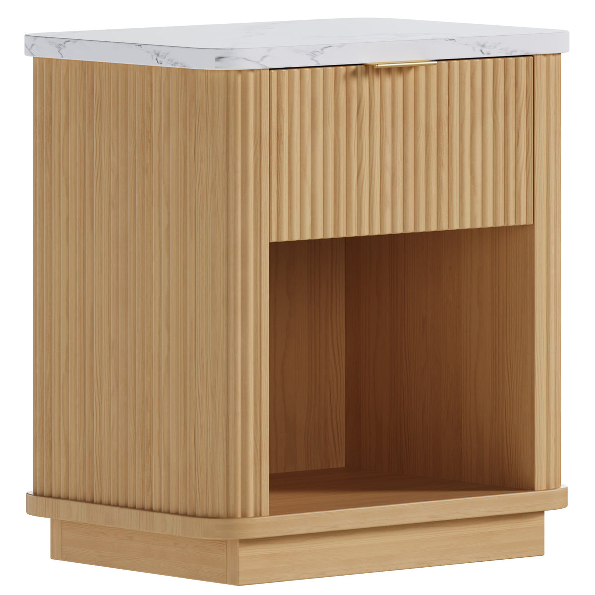 Modern Bedside Table Nightstands (2) | OROA
