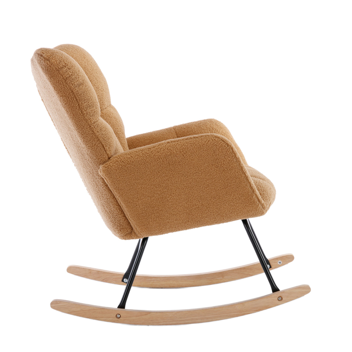 Teddy Fabric Rocking Nursery Chair | OROA Kids