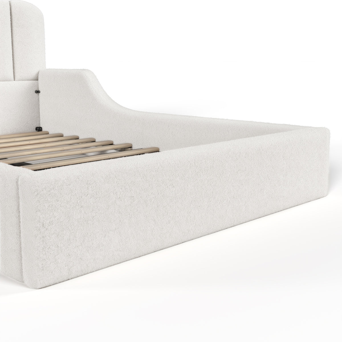 Modern European furniture - Teddy Fabric Upholstered Full Bed - www.oroa.com