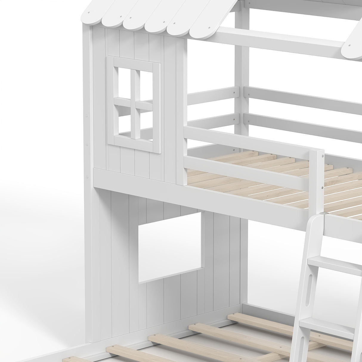 Twin Full House Bunk Bed | OROA Kids