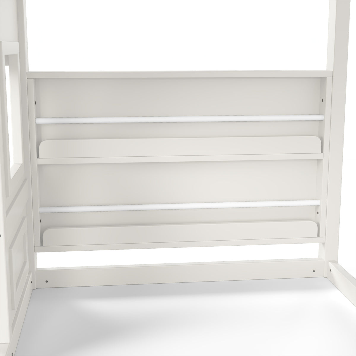 Twin Kids Playhouse Loft Bed with Storage Shelves | OROA Kids