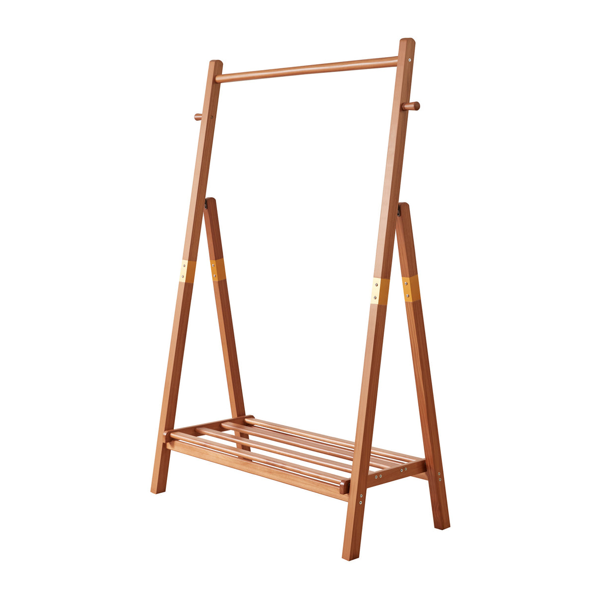 Modern European furniture -Heavy‑Duty Wood Clothes Rack -www.oroa.com