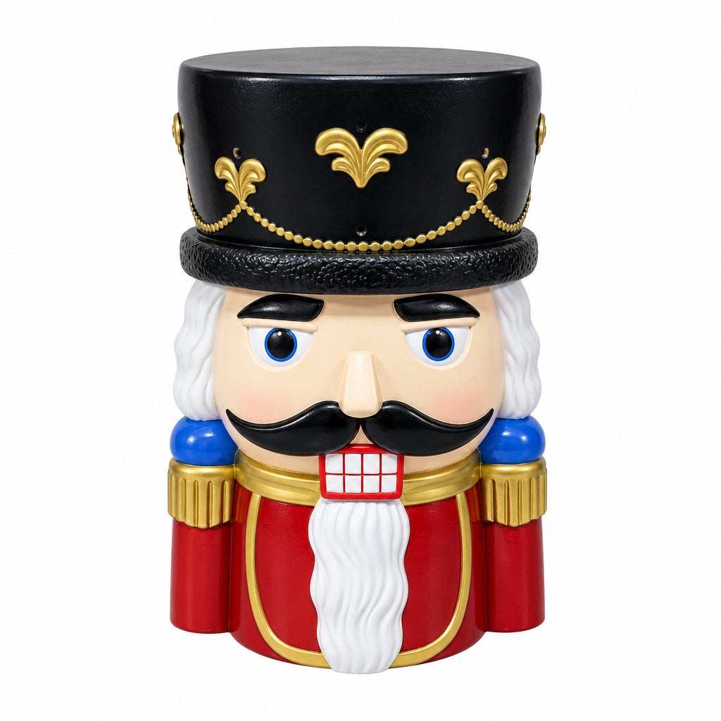 Classic Nutcracker Soldier Christmas Stool | OROA