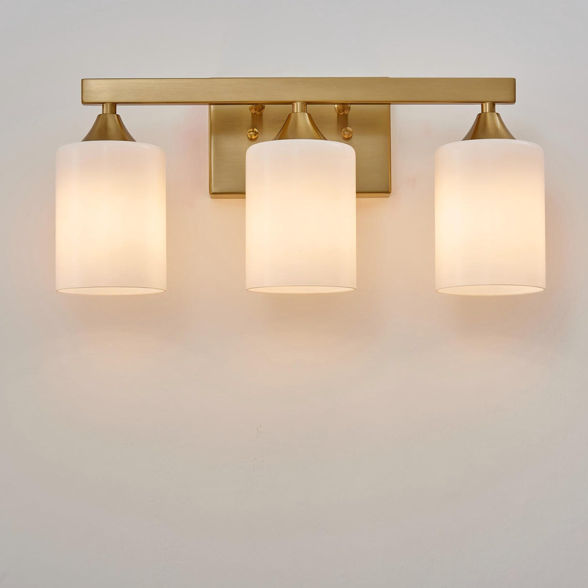 15" Gold 3-Light Vanity Wall Sconce | OROA