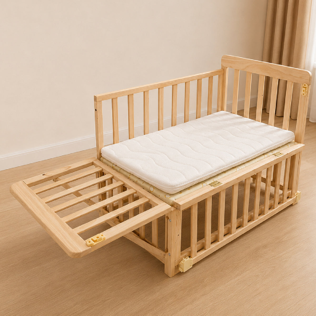 Solid Wood Bedside Bassinet | OROA Kids