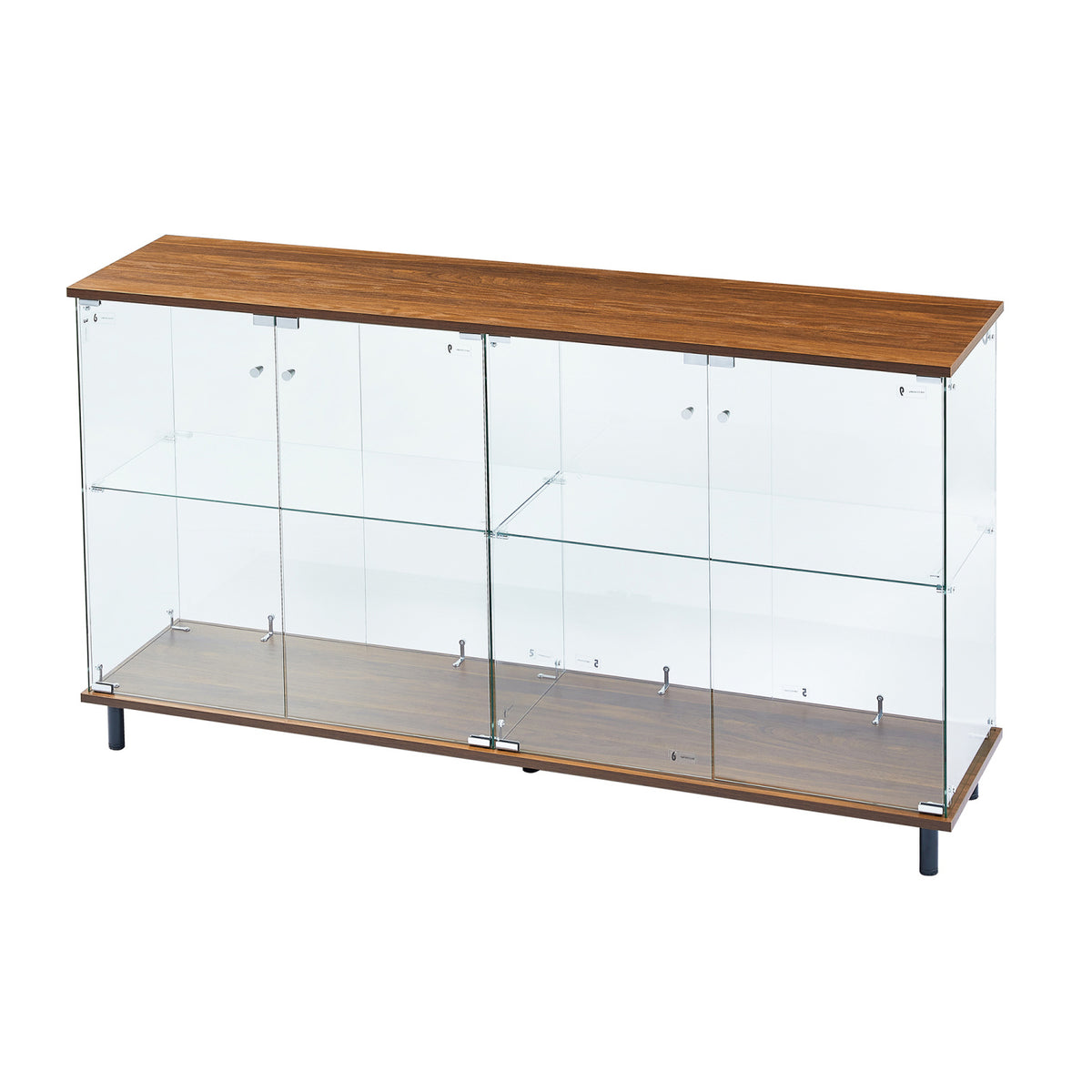 4-Doors Walnut Storage Cabinet by OROA