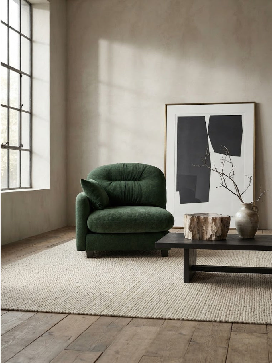 Modern European furniture - Tufted Left Arm Modular Sofa - www.oroa.com