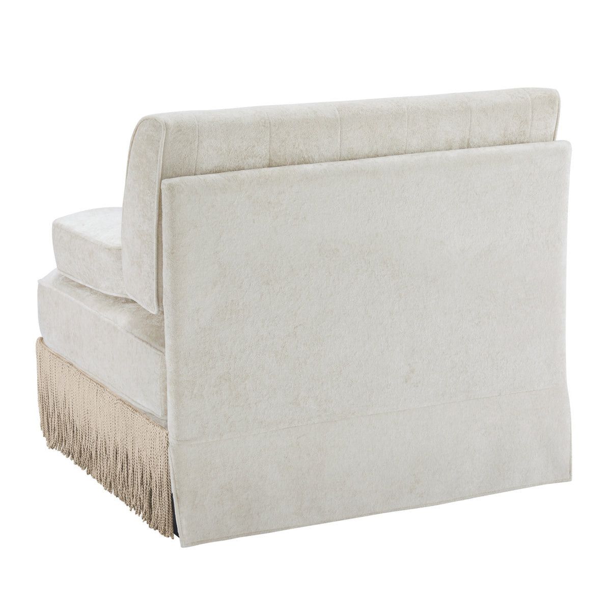 Beige Velvet Modular Sofa | OROA