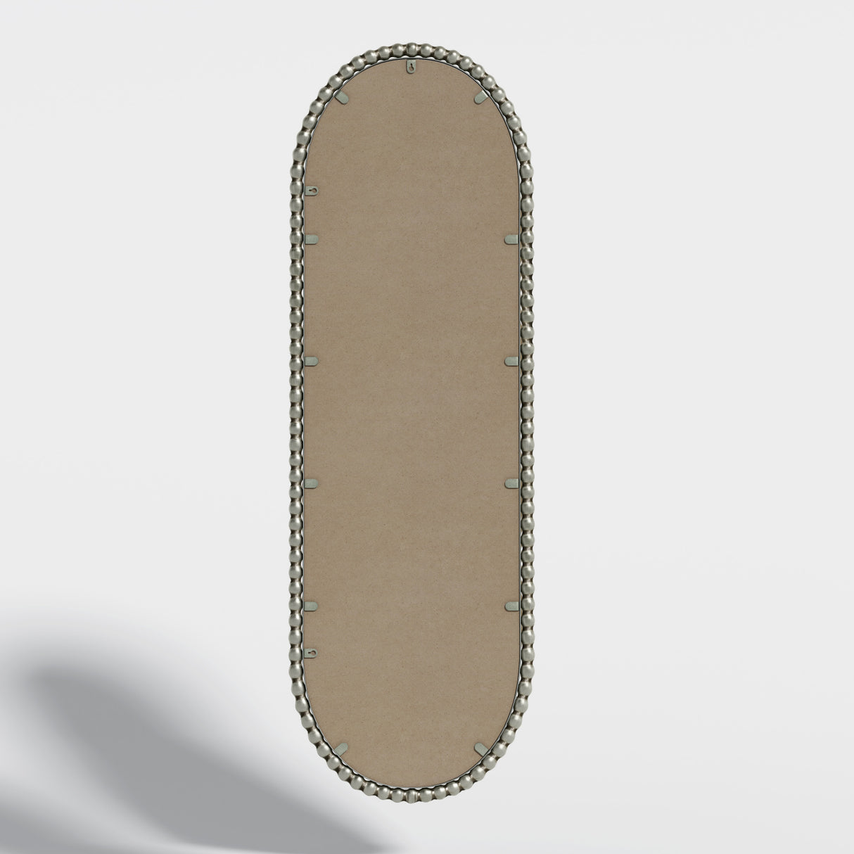 Antique Silver Oval Wall Mirror | OROA