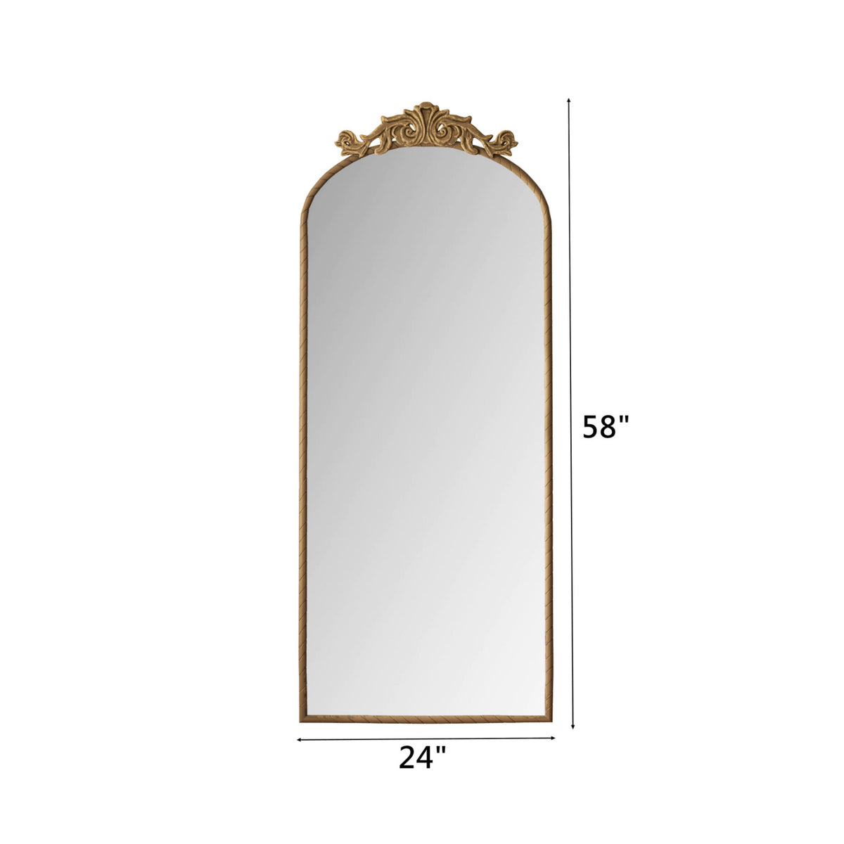 Retro Arched Full Body Mirror | OROA