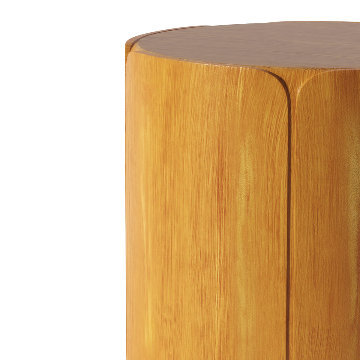 Indoor/ Outdoor Modern Wood Grain Side Table | OROA