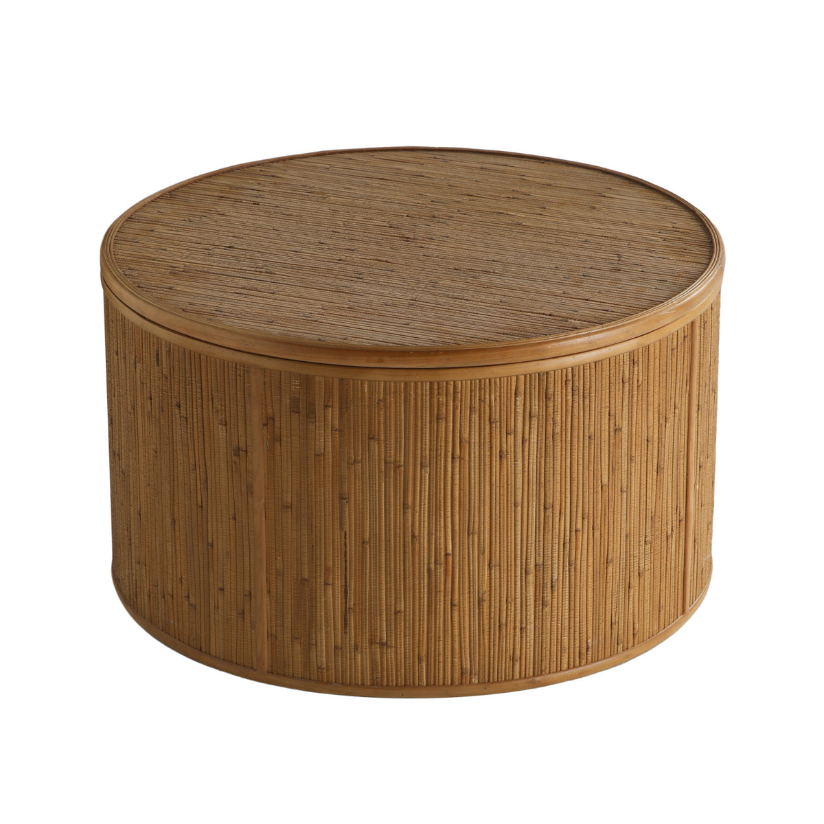 Modern European furniture - Inlaid Rattan Nesting Coffee Table Set - www.oroa.com