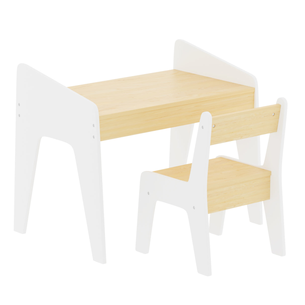 Wooden Children Study Table Set with Chairs | OROA Kids