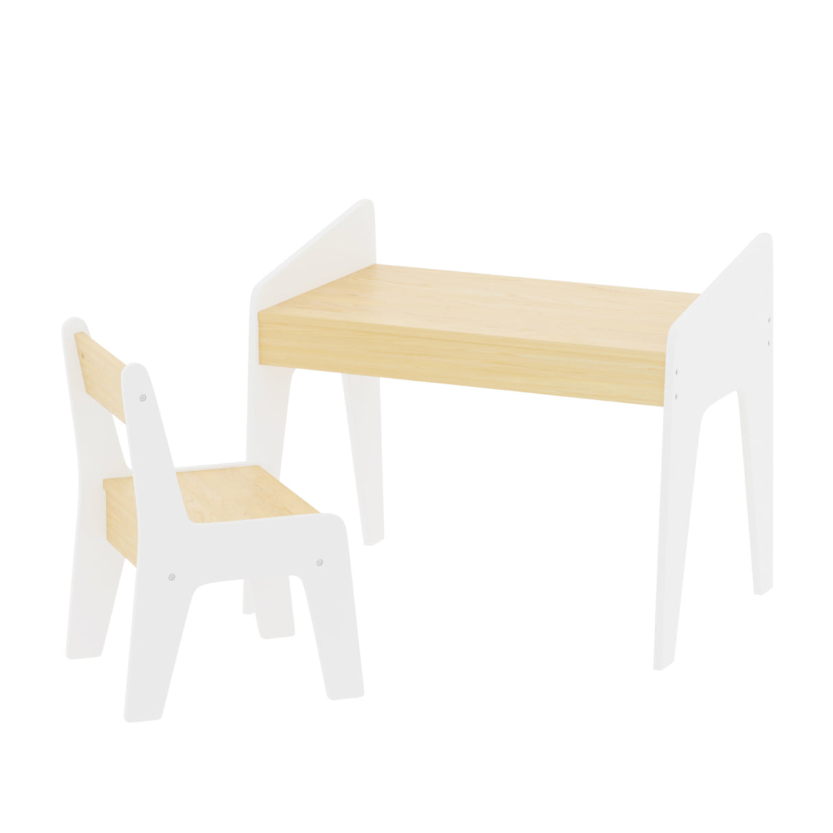 Wooden Children Study Table Set with Chairs | OROA Kids